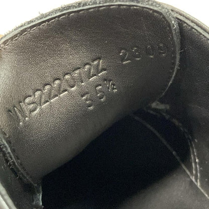 Hermes Loafers 35 1 2 Women's First Black Kelly Hardware Silver Hardware