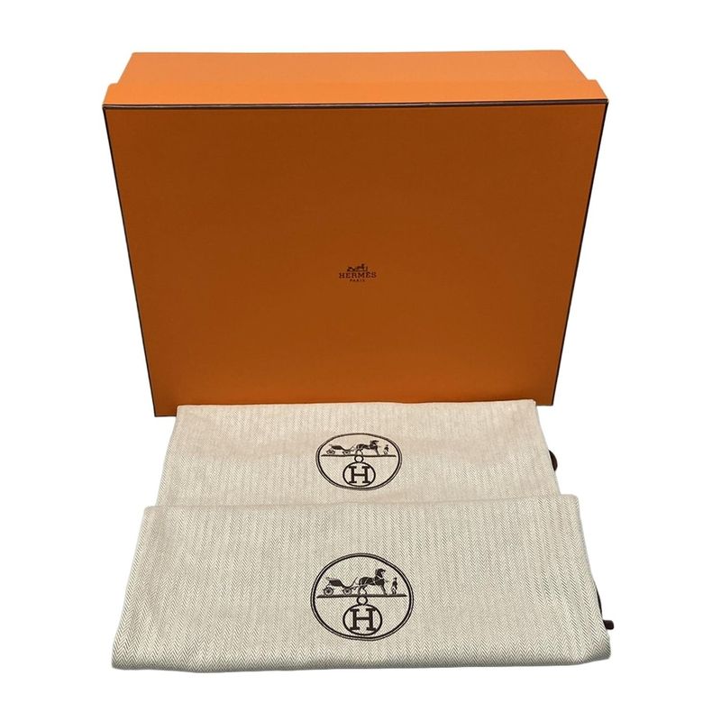 Hermes Short Boots 36 Women's Volver Black Knit Boots Leather