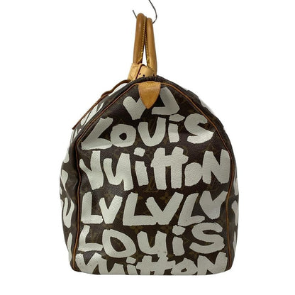 Louis Vuitton Boston Bag Graffiti Keepall 50 M92197 Argent