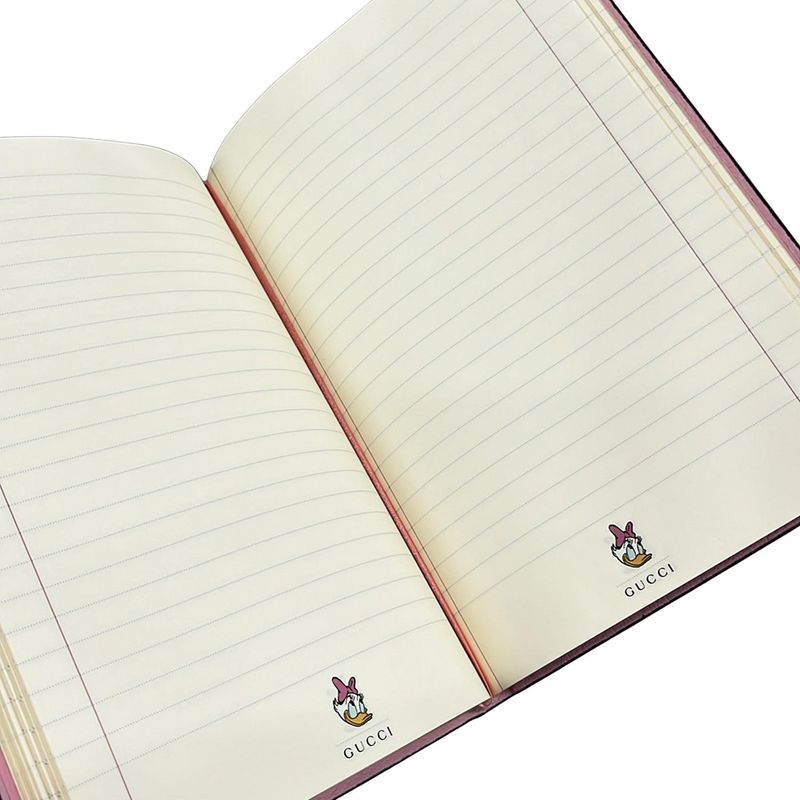 Gucci Accessories - Beige X Dark Brown X Multi Note Daisy Duck GG Pattern