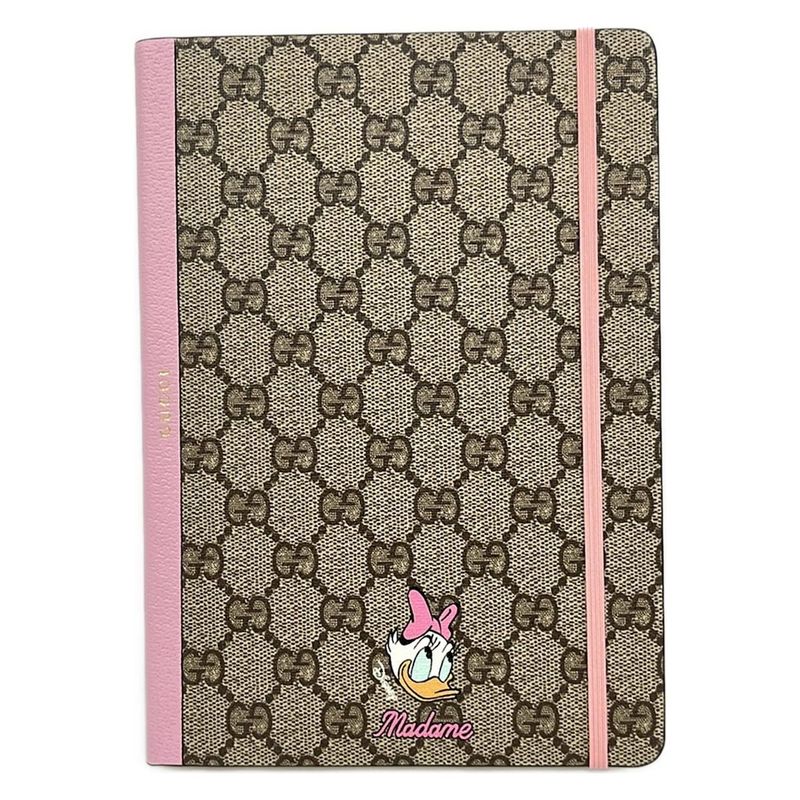 Gucci Accessories - Beige X Dark Brown X Multi Note Daisy Duck GG Pattern