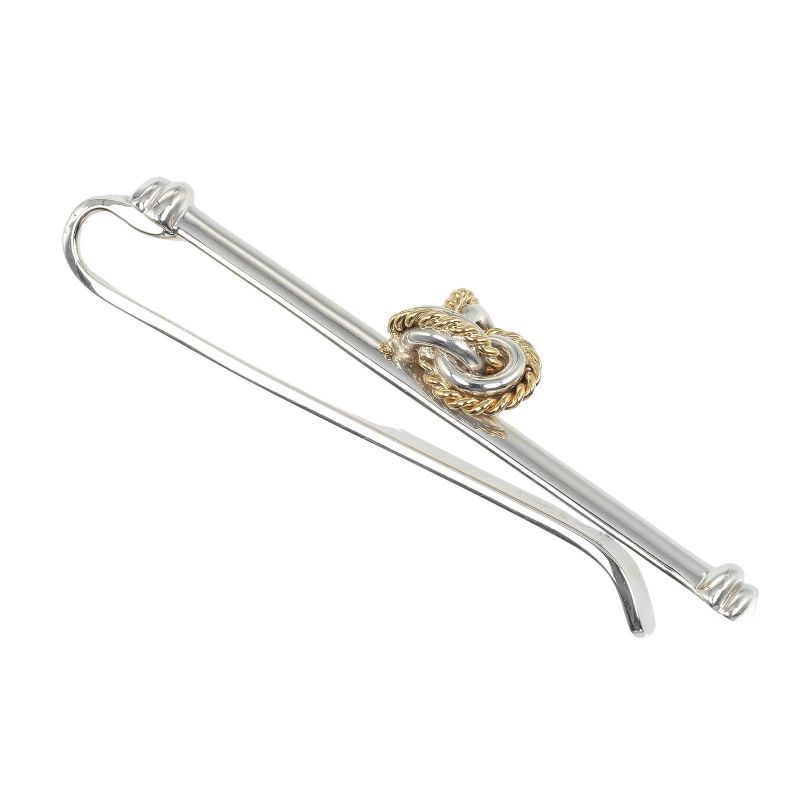 Tiffany & Co Knot Silver 925 X 18k Yellow Gold Women's Tie Pin