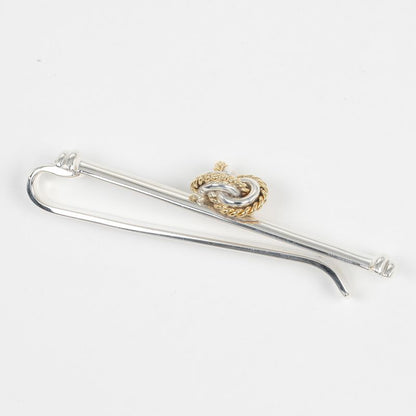 Tiffany & Co Knot Silver 925 X 18k Yellow Gold Women's Tie Pin