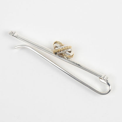 Tiffany & Co Knot Silver 925 X 18k Yellow Gold Women's Tie Pin