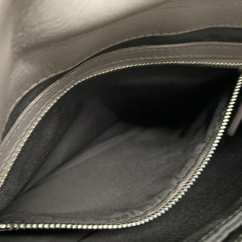 Dior Christian Dior Shoulder Bag New Rock Dark Gray Lambskin