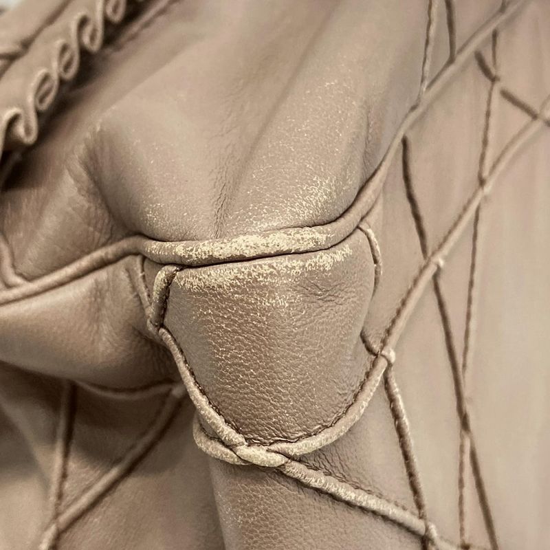 Dior Christian Dior Shoulder Bag New Rock Dark Gray Lambskin