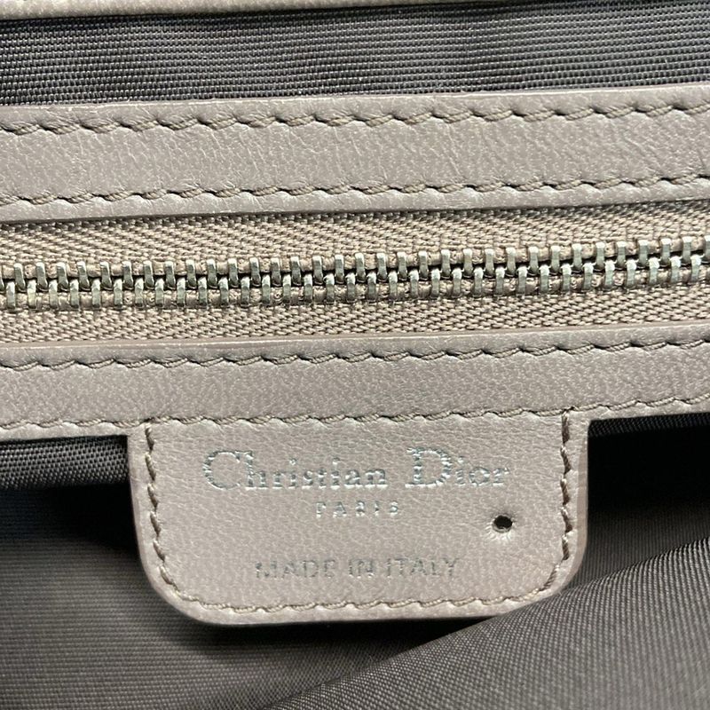 Dior Christian Dior Shoulder Bag New Rock Dark Gray Lambskin