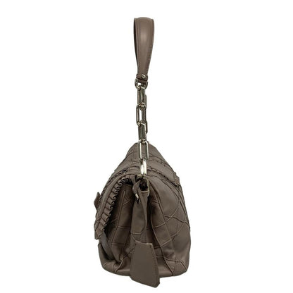 Dior Christian Dior Shoulder Bag New Rock Dark Gray Lambskin