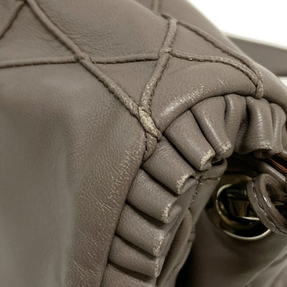 Dior Christian Dior Shoulder Bag New Rock Dark Gray Lambskin