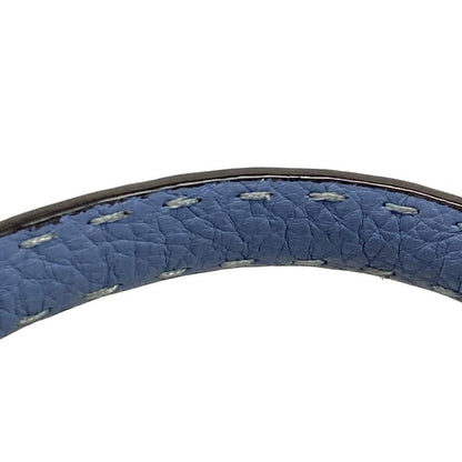 Fendi Handbag Peekaboo Iconic Medium Selleria 8bn290 Blue Leather