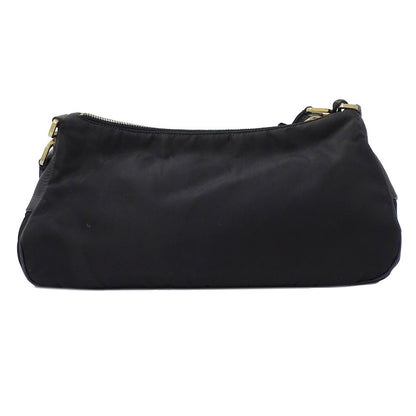 Prada Bag Women'S Brand Handbag Shoulder Bag One Shoulder Leather Black Br0232