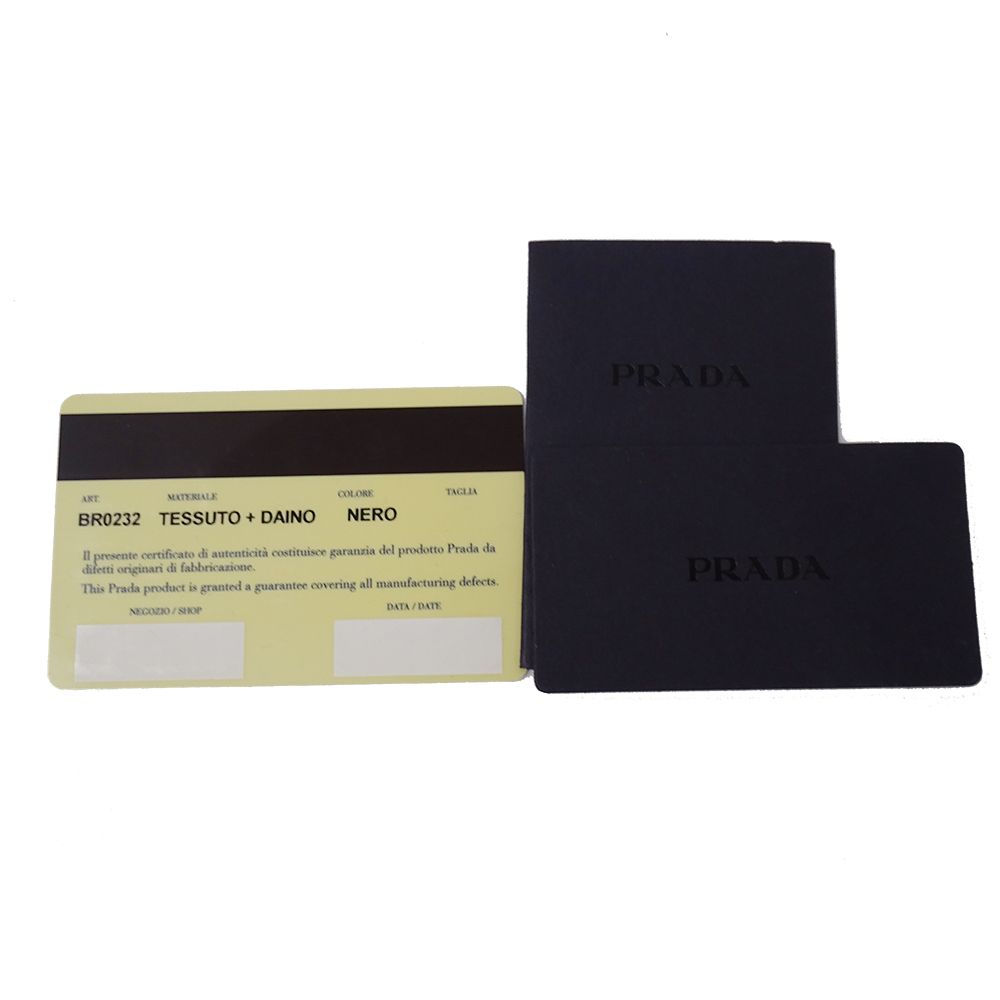 Prada Bag Women'S Brand Handbag Shoulder Bag One Shoulder Leather Black Br0232