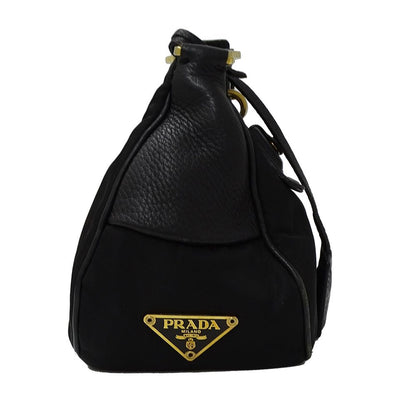 Prada Bag Women'S Brand Handbag Shoulder Bag One Shoulder Leather Black Br0232