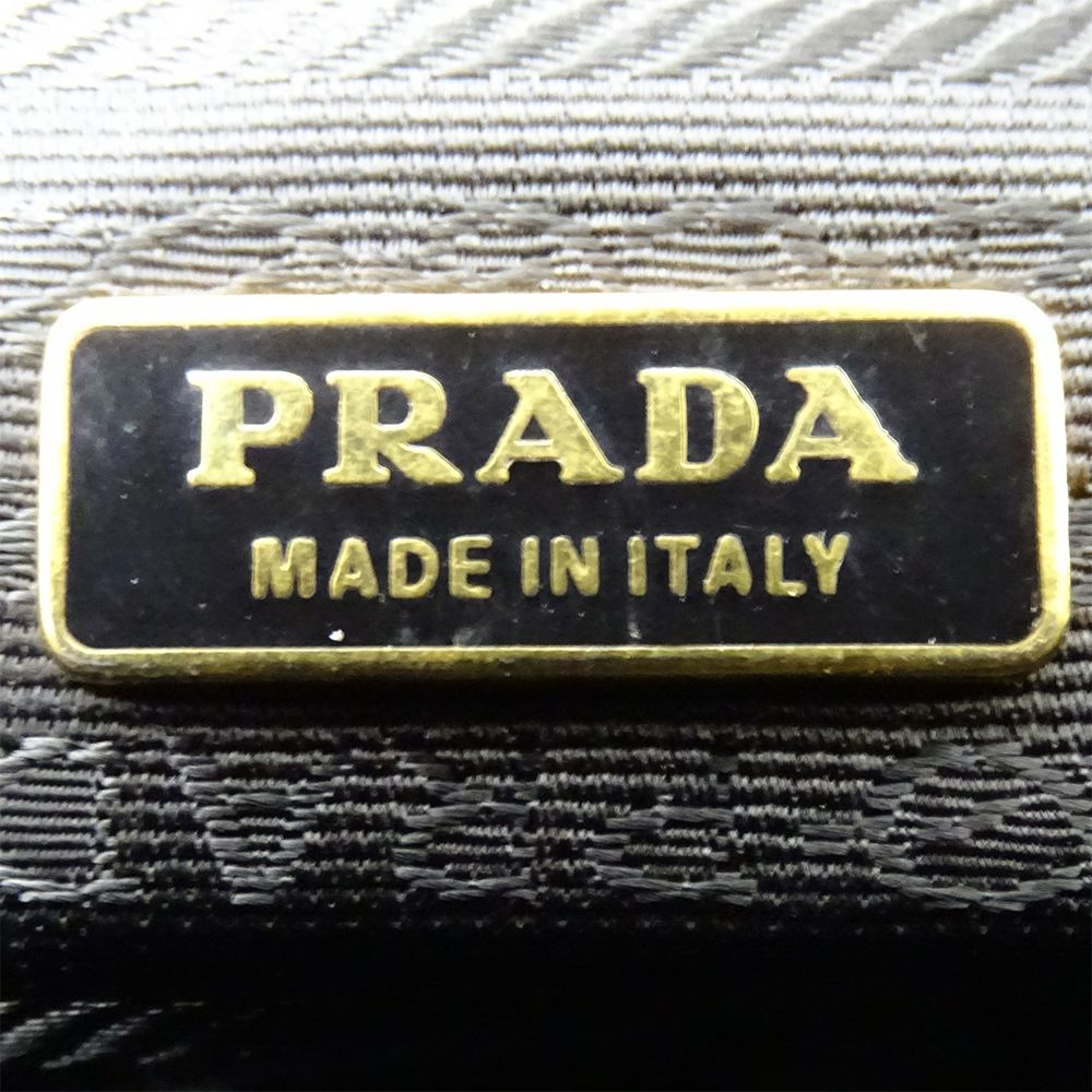 Prada Bag Women'S Brand Handbag Shoulder Bag One Shoulder Leather Black Br0232