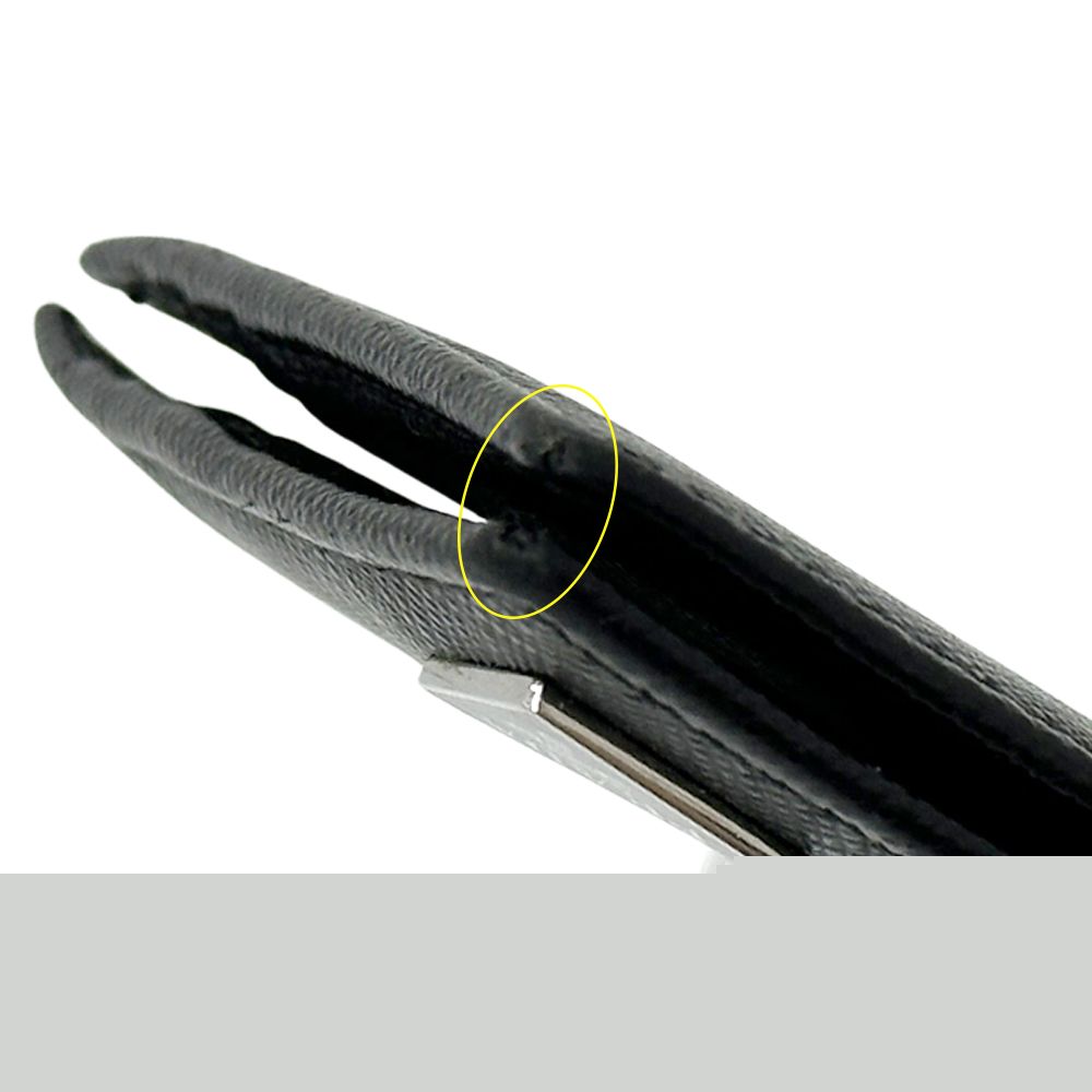 Prada Money Clip Men'S Brand Saffiano Nero 2mn077 Bifold Wallet Card Case