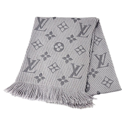 Louis Vuitton Muffler Women'S Brand Stole Monogram Wool Escharp Logomania