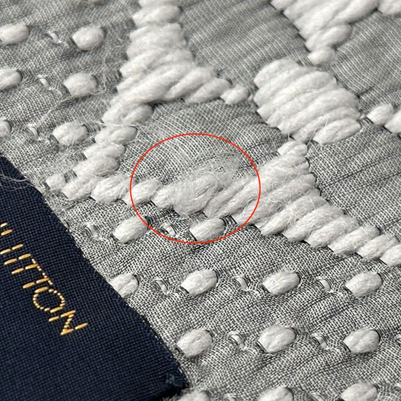 Louis Vuitton Muffler Women'S Brand Stole Monogram Wool Escharp Logomania