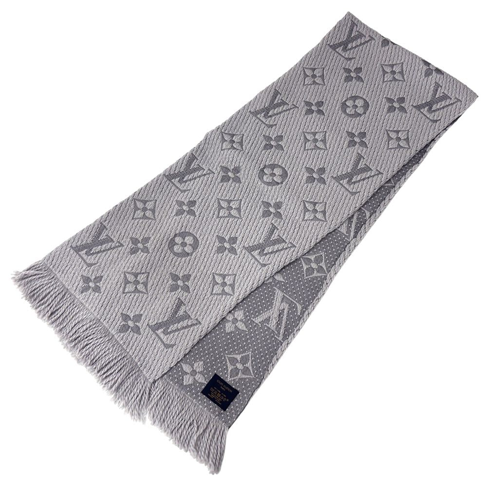 Louis Vuitton Muffler Women'S Brand Stole Monogram Wool Escharp Logomania