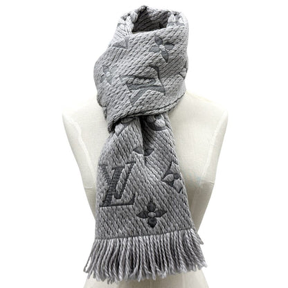 Louis Vuitton Muffler Women'S Brand Stole Monogram Wool Escharp Logomania