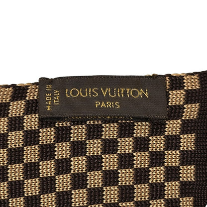 Louis Vuitton Muffler Men'S Brand Stole Damier Elshap Smoking Brown Smart Check