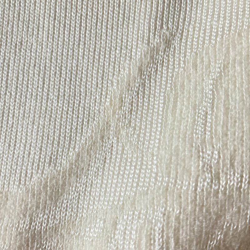 Hermes Long Sleeve Sweater Size 38 M Women's - 97-7708 White Crew Neck Cashmere