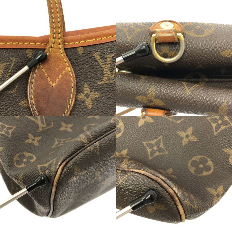 Louis Vuitton | Neverfull MM Monogram Leather Tote Bag M40156 | Brown | Ladies