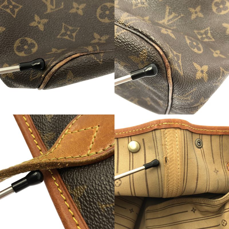 Louis Vuitton | Neverfull MM Monogram Leather Tote Bag M40156 | Brown | Ladies