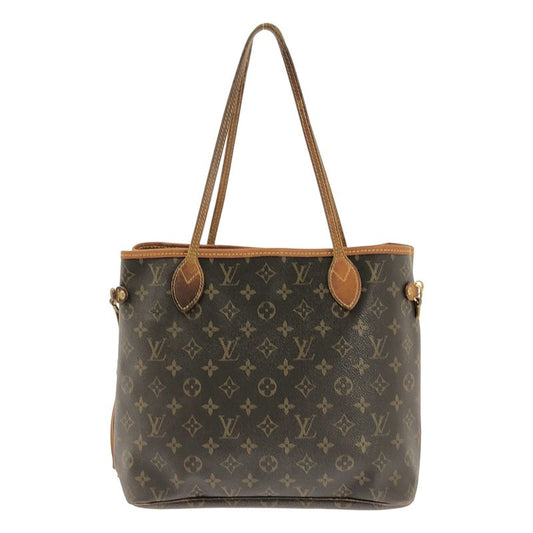 Louis Vuitton | Neverfull MM Monogram Leather Tote Bag M40156 | Brown | Ladies