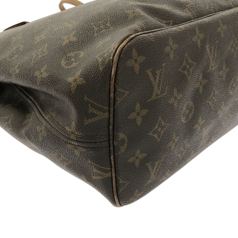 Louis Vuitton | Neverfull MM Monogram Leather Tote Bag M40156 | Brown | Ladies