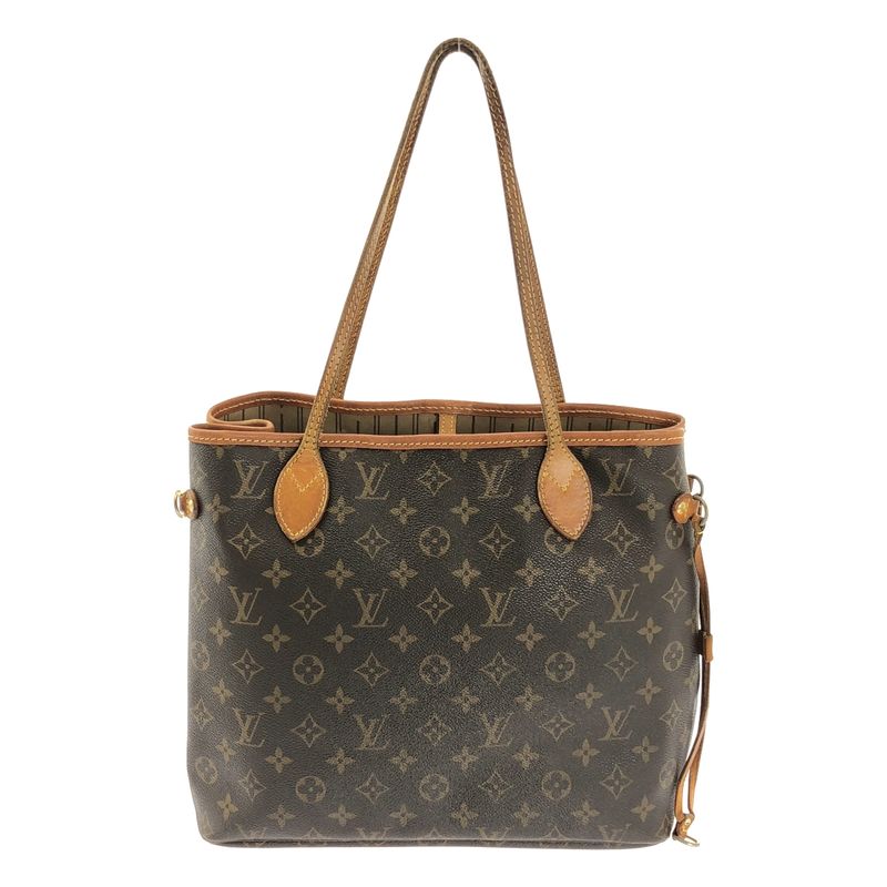 Louis Vuitton | Neverfull MM Monogram Leather Tote Bag M40156 | Brown | Ladies