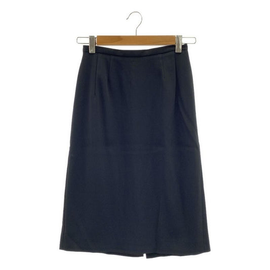 Prada | Back Slit Long Skirt | 38 | Black | Ladies