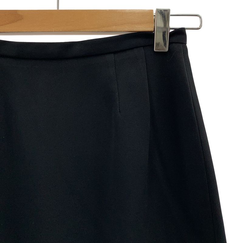 Prada | Back Slit Long Skirt | 38 | Black | Ladies