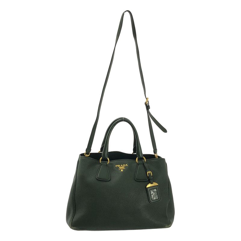 Prada | 2way Leather Shoulder Bag Bn2579 | Green | Ladies