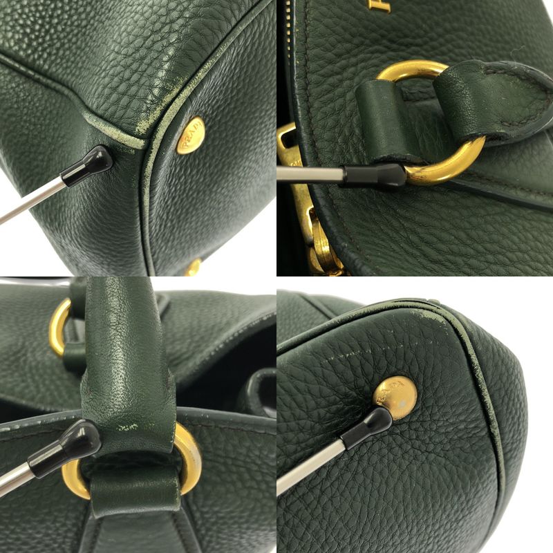 Prada | 2way Leather Shoulder Bag Bn2579 | Green | Ladies