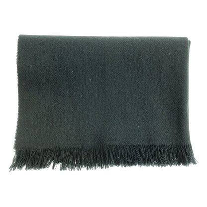 Prada | Wool Fringe Scarf | Black | Men's