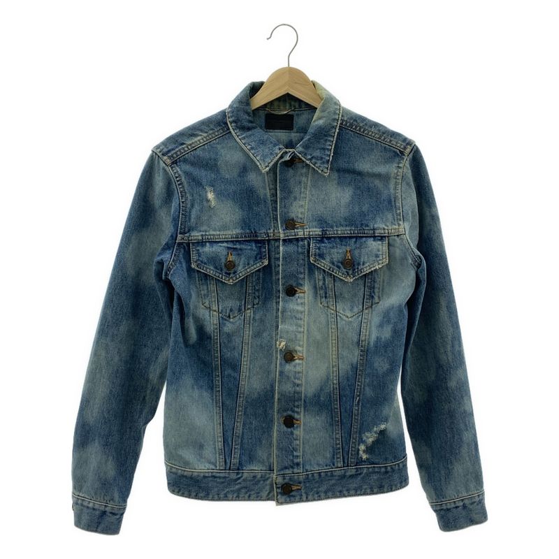 Saint Laurent Paris | Distressed Sweet Dreams Denim Jacket | XS | Indigo | Men's