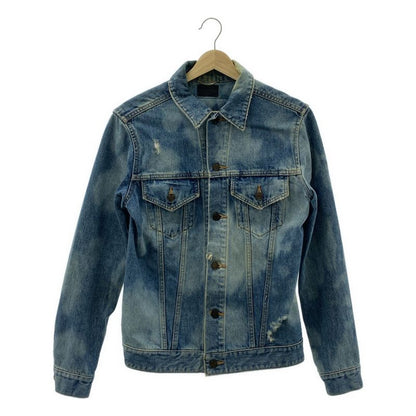Saint Laurent Paris | Distressed Sweet Dreams Denim Jacket | XS | Indigo | Men's