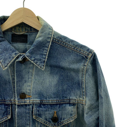 Saint Laurent Paris | Distressed Sweet Dreams Denim Jacket | XS | Indigo | Men's