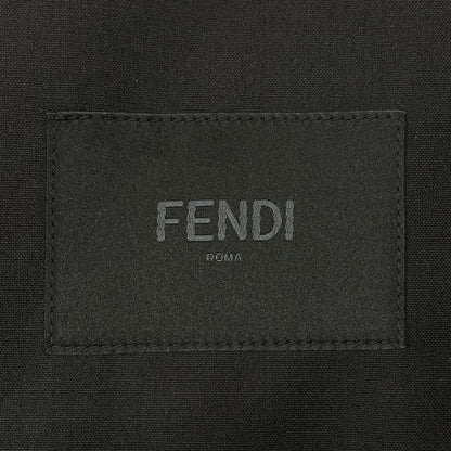 Fendi | Giacca Jacket Logo Patch Shirt | 44 | Black | Men's