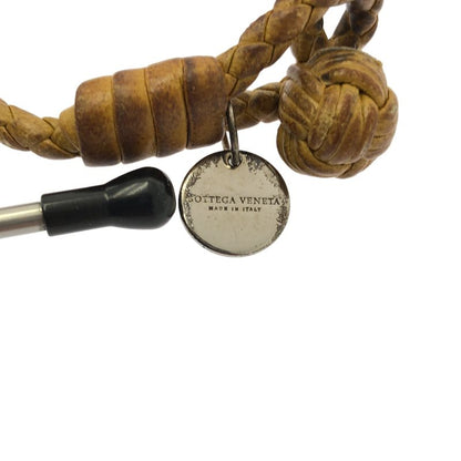 Bottega Veneta | Leather Intrecciato Bracelet | Brown | Ladies
