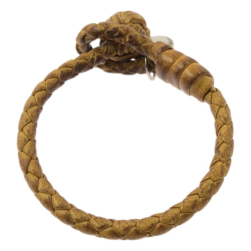 Bottega Veneta | Leather Intrecciato Bracelet | Brown | Ladies