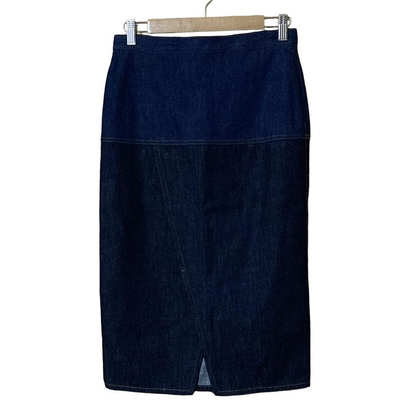 Fendi Long Skirt Size 40 M Women's - Navy X Dark Navy Denim