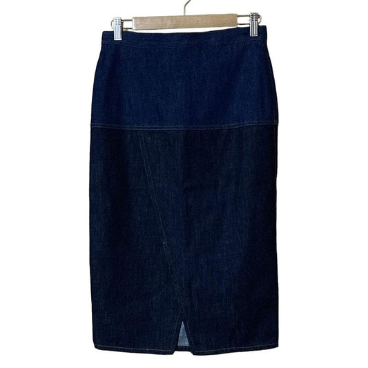 Fendi Long Skirt Size 40 M Women's - Navy X Dark Navy Denim