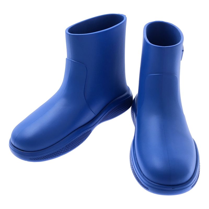 Prada | Triangle Logo Rubber Boots | 45 | Blue | Men's