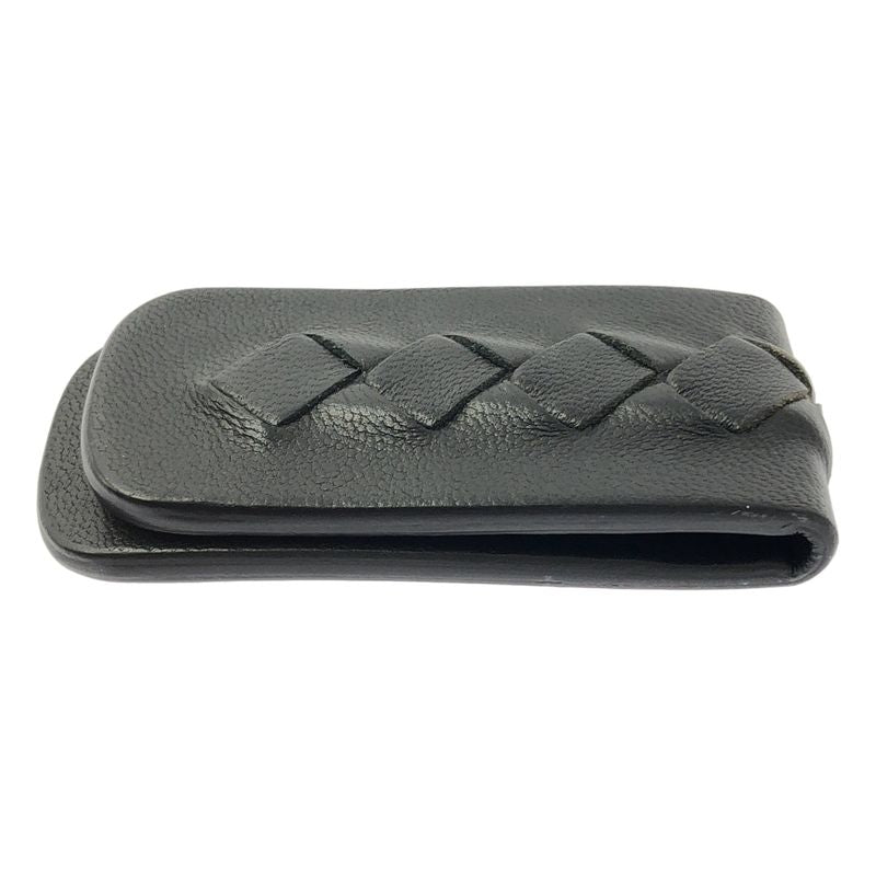 Bottega Veneta | Intrecciato Leather Money Clip | Black