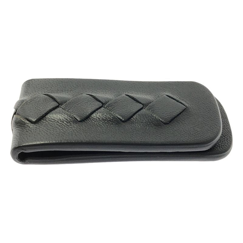 Bottega Veneta | Intrecciato Leather Money Clip | Black
