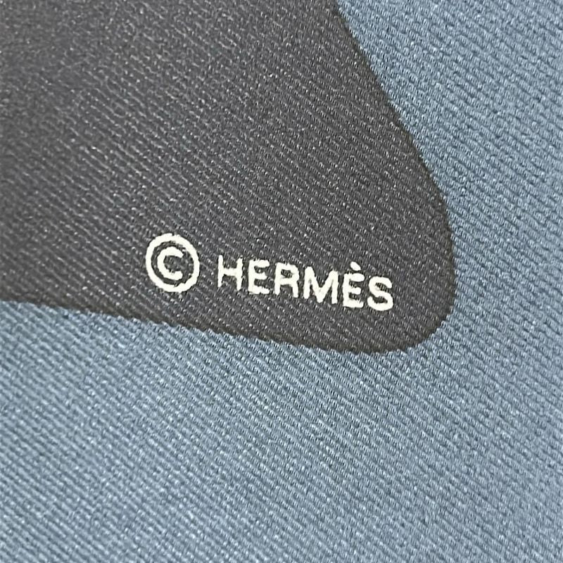 Hermes Scarf Carre 70 Dark Navy X Light Brown X Multi Is This a Love Story?