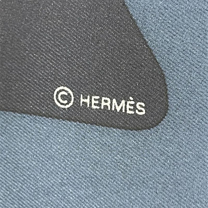 Hermes Scarf Carre 70 Dark Navy X Light Brown X Multi Is This a Love Story?