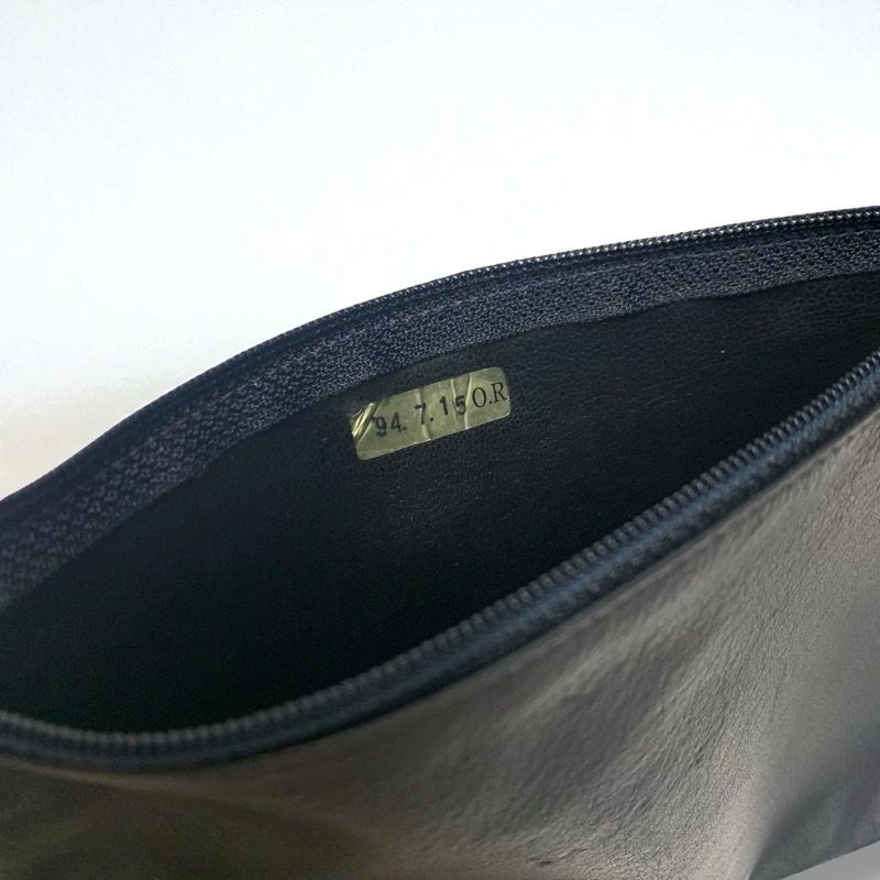 Chanel Bag Shoulder Bag Black Gold Here Mark Drawstring Vintage