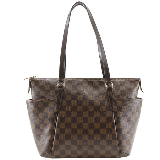 Louis Vuitton Totally PM N41282 Damier Canvas Brown Du0165 Women's Tote Bag